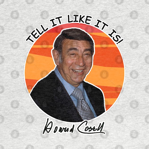 🏈 "Tell It Like It Is!" American Sportscaster Howard Cosell by Pixoplanet